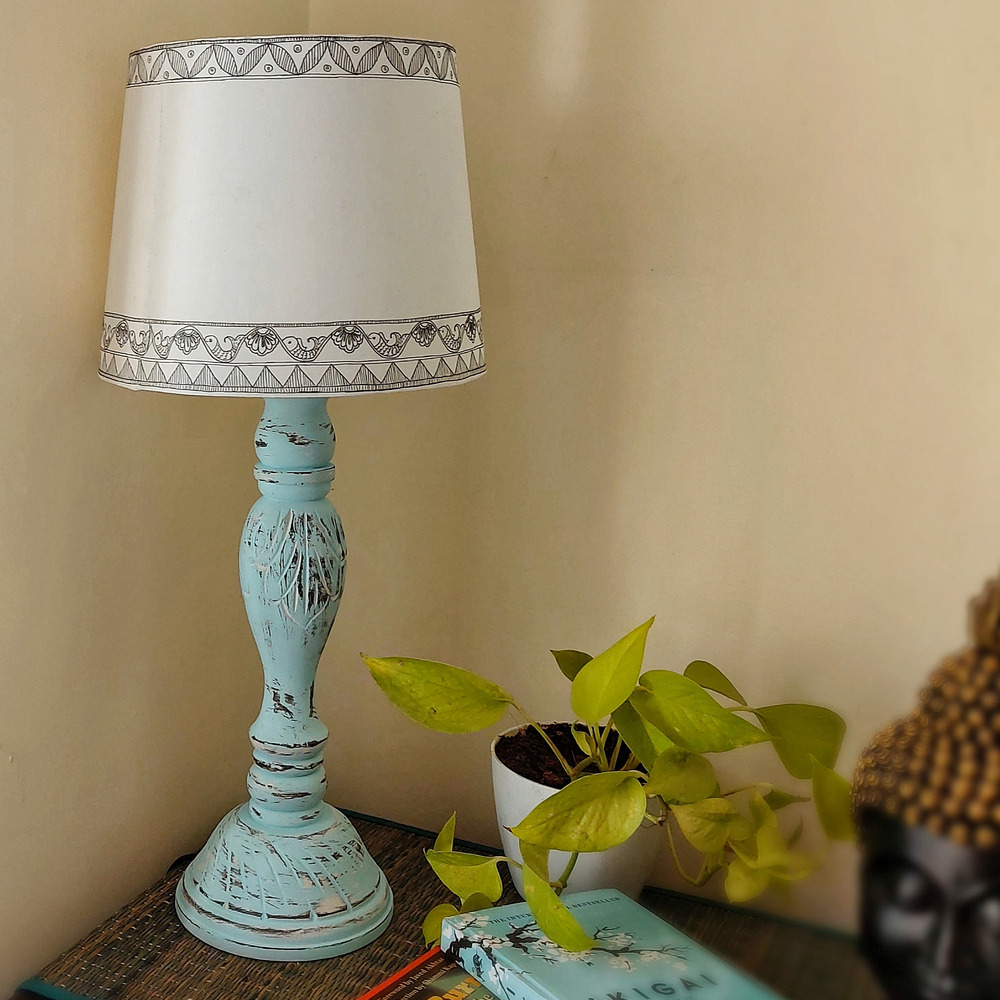 madhubani table lamp