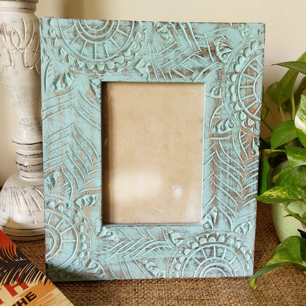 wooden carved picture frame
